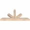 Ekena Millwork Saratoga Smooth Timber Gable Bracket, Douglas Fir, 48"W x 24"H x 3 1/2"D x 3 1/2"F, 12/12 Pitch GBW048X24X0404SAR00SDF - alternate 2